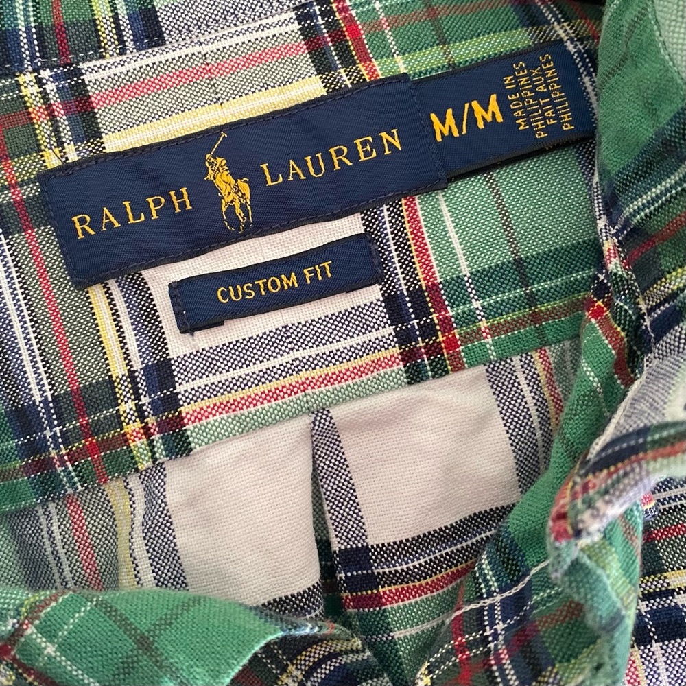 Ralph Lauren Custom Fit Plaid Shirt - Picture 4 of 8